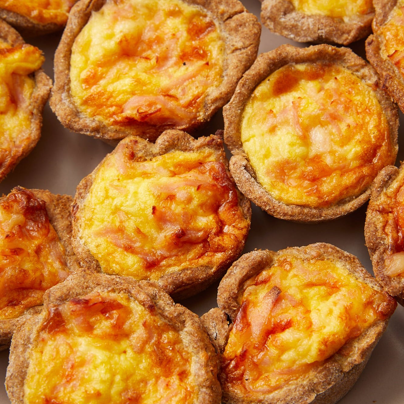 Canastitas de jamón y queso